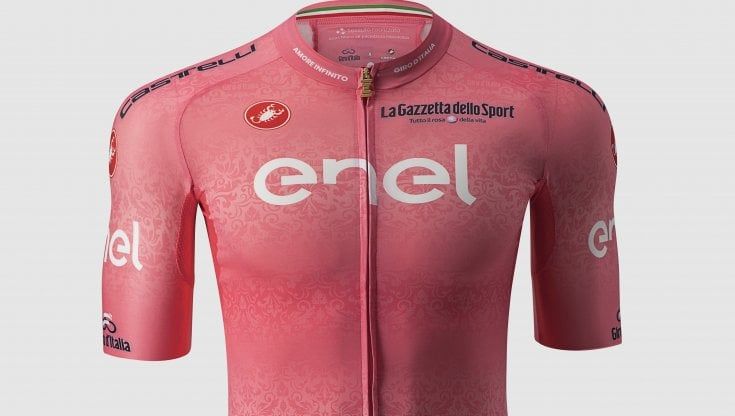 Giro d'Italia, la nuova maglia rosa in tessuto damascato
