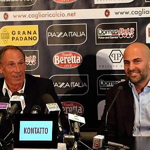 Cagliari, via al raduno. Zeman: "Contento di iniziare"