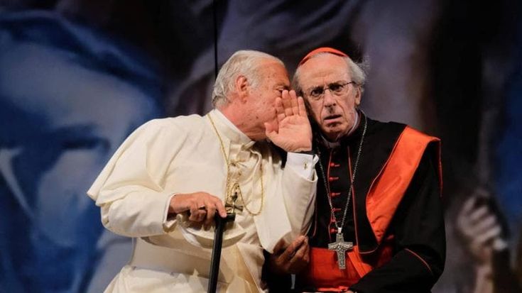 Colangeli e Rigillo sono i due Papi, dal cinema al palco