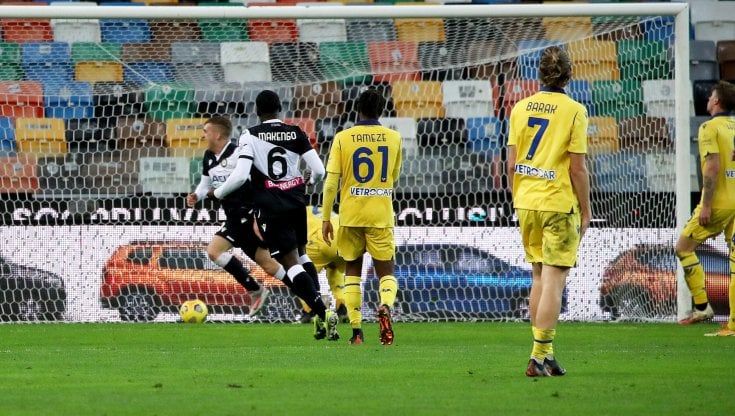 Udinese-Verona 2-0: Deulofeu ispira e segna, scaligeri ancora ko