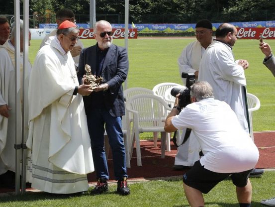 Il Napoli "benedetto" dal cardinale Sepe