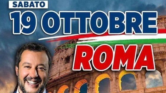 Salvini invoca la piazza: "Tutti a Roma contro il governo del Conte-Monti"