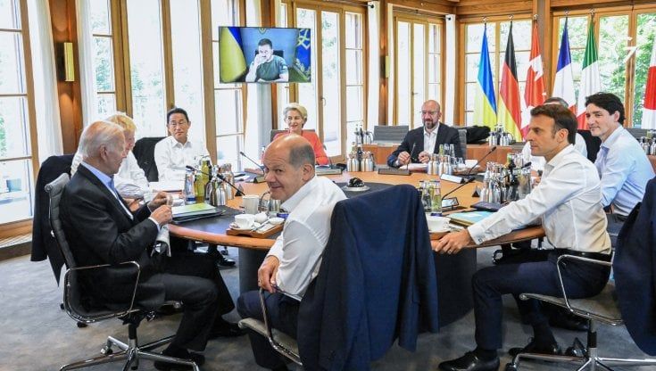G7, le conclusioni: "Al fianco Ucraina finché necessario". Draghi: "Continuare lavoro su tetto prezzo gas"