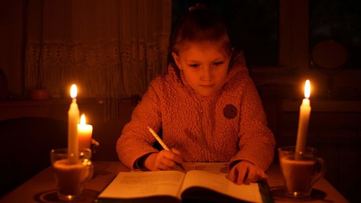  Ucraina, a lume di candela