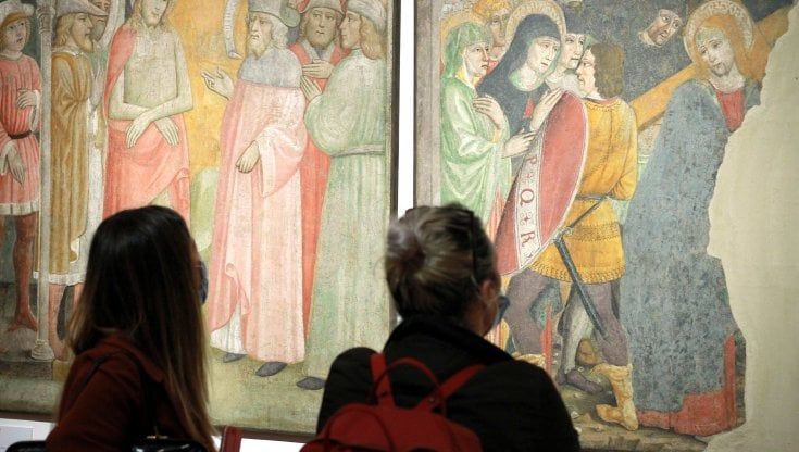 Santa Chiara e gli affreschi dei rebus in mostra al museo Diocesano di Milano