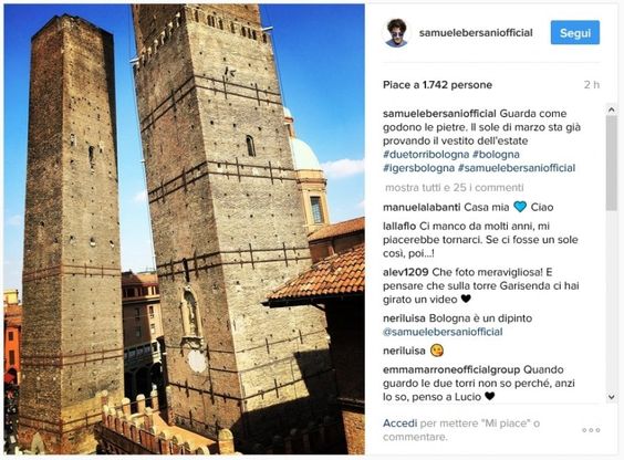 La poesia di Samuele Bersani per le Torri di Bologna: "Godono le pietre..."
