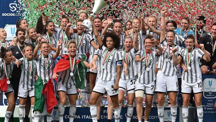 Il triplete della Juventus Women: dopo scudetto e supercoppa è bianconera anche la Coppa Italia, Roma ko in finale