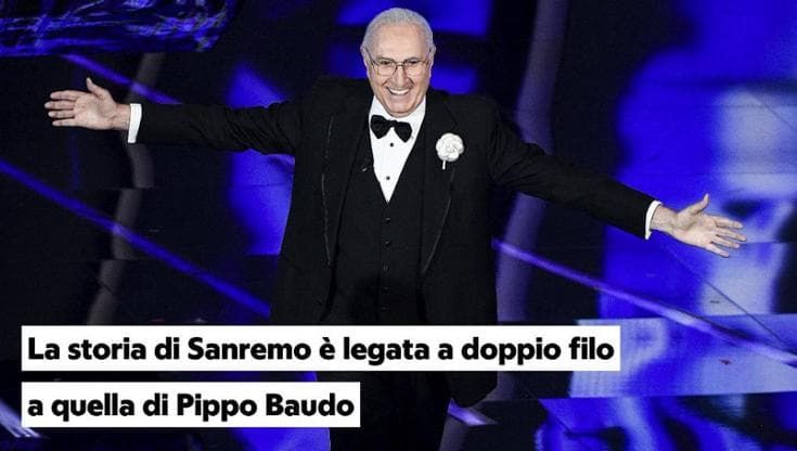 Sanremo e Pippo Baudo, una storia tra palco e leggenda
