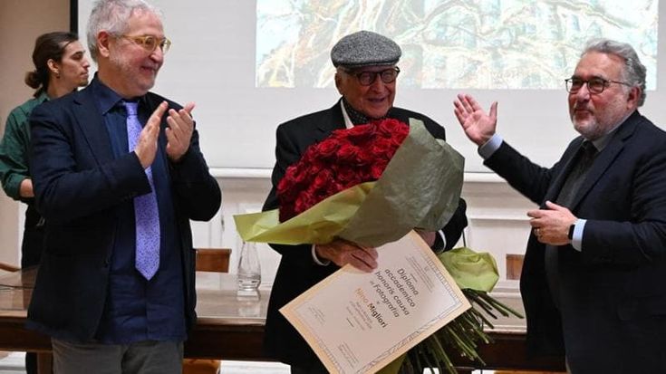 Nino Migliori, diploma honoris causa dall’Accademia di Belle Arti