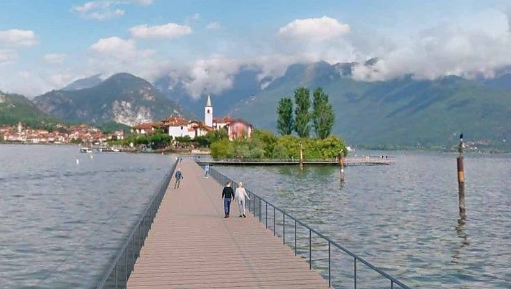 No alla passerella "in stile Christo" tra Isola Bella e Isola dei Pescatori: scoppia la polemica sul lago Maggiore