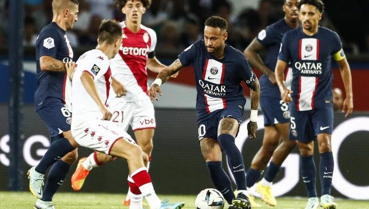Prima frenata del Psg, 1-1 in casa con il Monaco