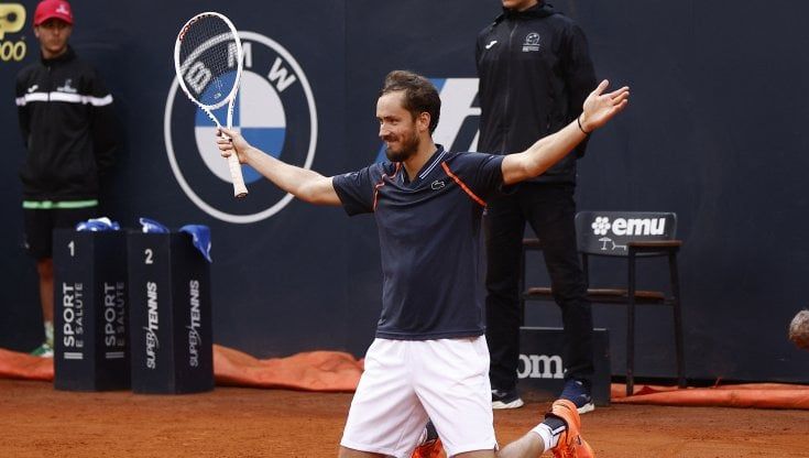 Tennis, Medvedev conquista gli Internazionali Bnl d'Italia