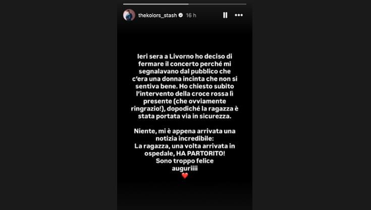 Livorno, rischia di partorire al concerto dei The Kolors: live interrotto