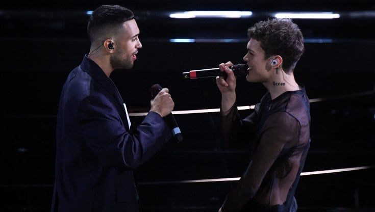 Sanremo 2022, Mahmood e Blanco da 'Brividi'. È subito record, mai un debutto così su Spotify