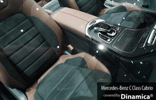 Dinamica, la microfibra ecologica "made in Italy" che veste le supercar