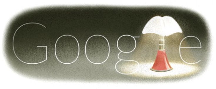 Gae Aulenti su Google, il doodle: una lampada accesa per ricordarla