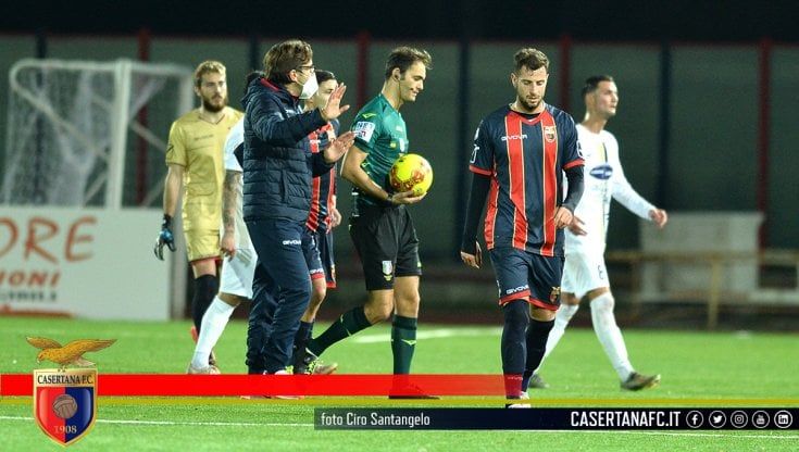 Casertana, positivi al Covid due giocatori scesi in campo contro la Viterbese