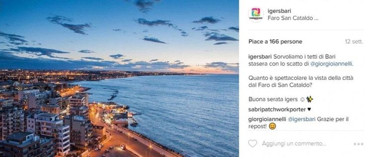 Bari stregata da Instagram: è il quinto gruppo in Italia