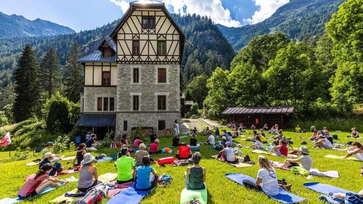 Yoga tra i monti, Gressoney borgo del benessere