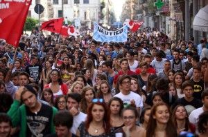 Gli studenti son tornati (per l'articolo 18)