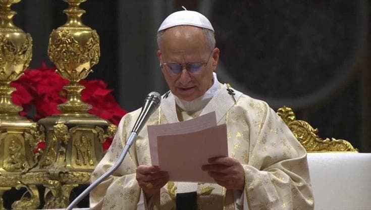 Papa Leone: "Penso alle tende di Gaza esposte al freddo, ai rifugiati, a chi è senza dimora"