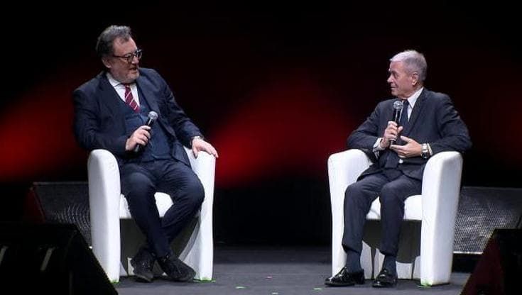 Ezio Mauro alla festa per i 50 anni di Repubblica: "Accettai la direzione in quindici minuti”