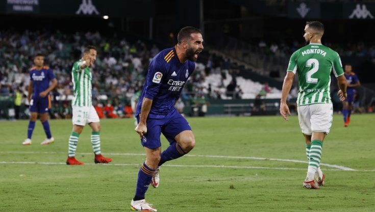 Liga, al Real Madrid basta Carvajal per battere il Betis. Il Valencia agguanta il Siviglia