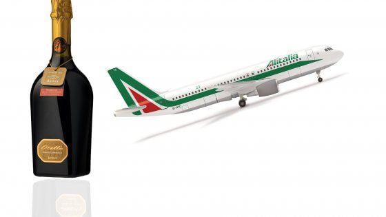 Lambrusco di Parma spicca il volo con Alitalia  