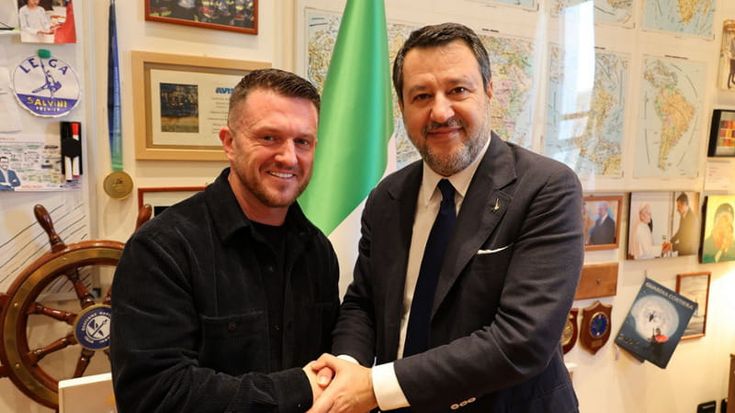 Aggressioni, droga, frode: Salvini riceve al ministero l’estremista di destra inglese Robinson