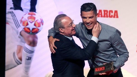 Juventus, Ronaldo premiato in Spagna: è pace con Florentino