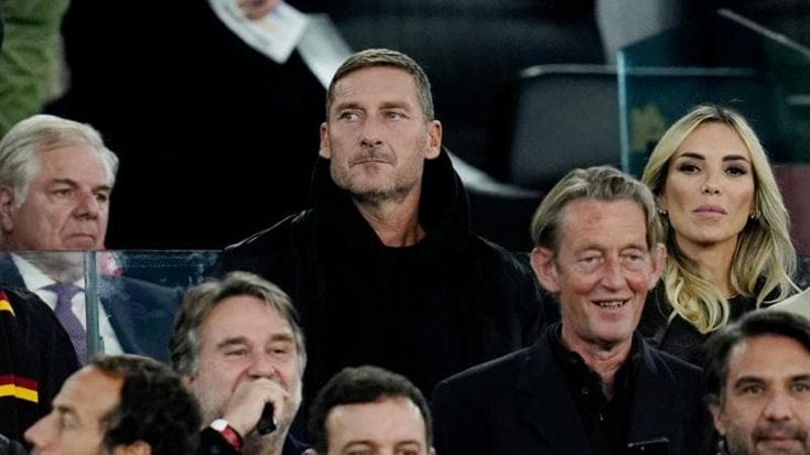 Totti all’Olimpico per Roma-Real, incontro privato con il figlio di Friedkin