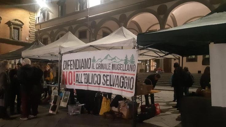 Comitato No eolico nel Mugello, notte di protesta in attesa del Tar poi il rinvio