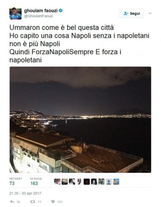 Ghoulam su Twitter: "Ummaron come è bella questa città"