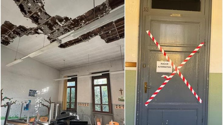 Aule a pezzi e lavori fermi: la denuncia dei genitori delle scuole di via Gentilino e via Tabacchi