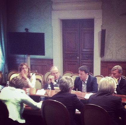 Il governo incontra i sindacati, gli scatti dalla Sala Verde