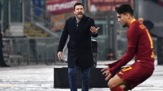 Roma, Di Francesco: "Squadra ancora malata, ma tirato fuori l'orgoglio"