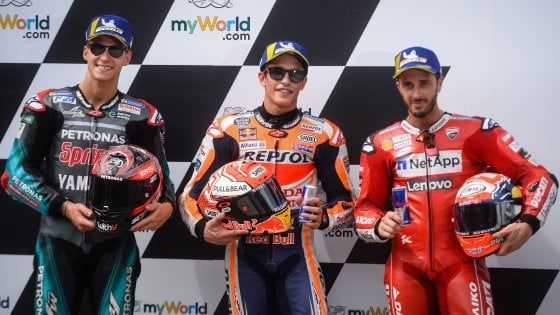 MotoGp, Austria: Marquez in pole, Dovizioso in prima fila. Decimo Rossi
