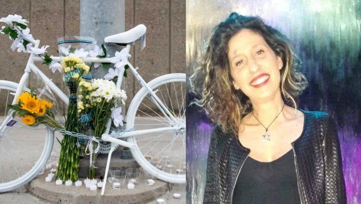 Una ghost bike per ricordare Daria Sadun, la 44enne morta a Corsico investita da una moto