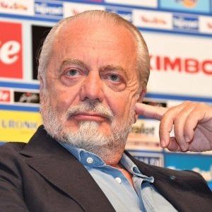 Dimaro, De Laurentiis: "Non prendo Cavani, Milik farà 30 gol"
