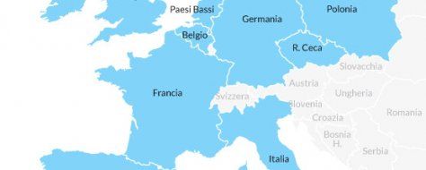 I paesi europei e le principali missioni all'estero