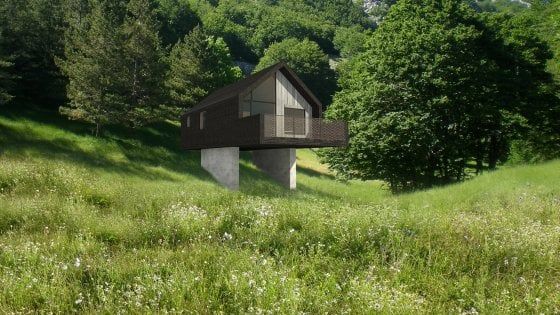 Un albergo tutto eco abbraccia la natura dell'Alto Adige