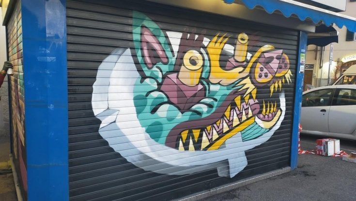 A Firenze le edicole diventano "tele" per la street art