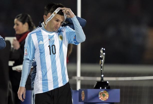 Coppa America, la delusione di Messi dopo la sconfitta