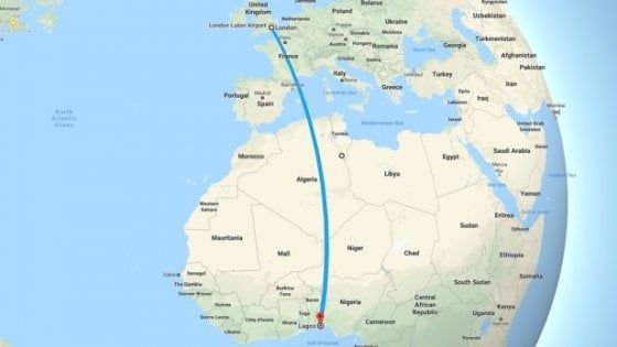 I ricchi nigeriani ordinano la pizza a Londra: la consegna la British Airways