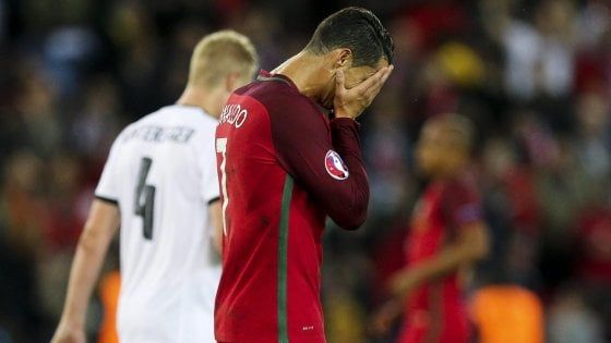 Portogallo-Austria 0-0, Ronaldo tradisce i lusitani