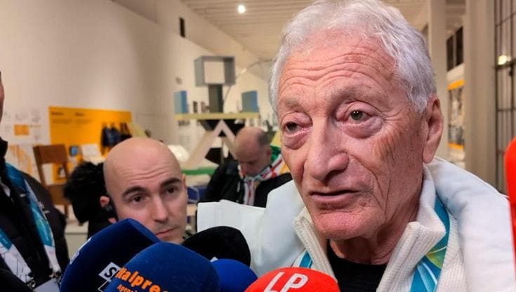 Olimpiadi, il presidente del Coni Buonfiglio: "Ho fatto Milano Cortina in 3 ore e 20. Spero non arrivi la multa"
