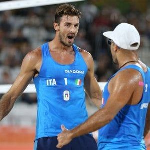 Beach Volley, Carambula e Ranghieri ko ma avanti