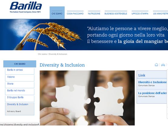 Barilla, dopo la gaffe sui gay<br />ecco il progetto sulla "diversit&agrave;"