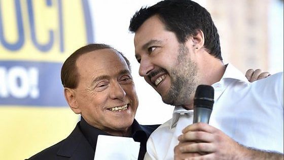 Berlusconi: "Avanti con Gentiloni se non c'è maggioranza. Poi si rivoterà". Ira di Salvini contro Forza Italia