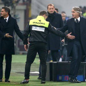 Inter, offese agli arbitri e gestaccio: Mancini squalificato un turno